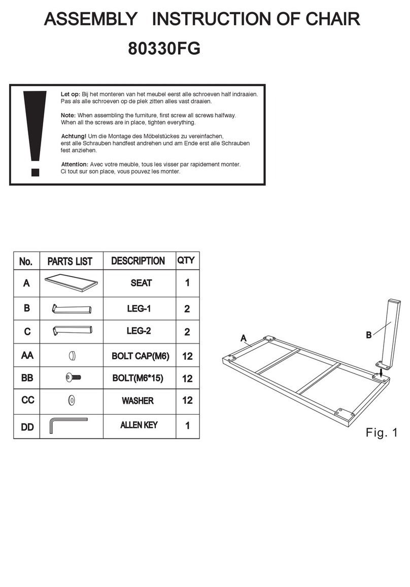 Lehner Versand 80330FG Assembly instruction