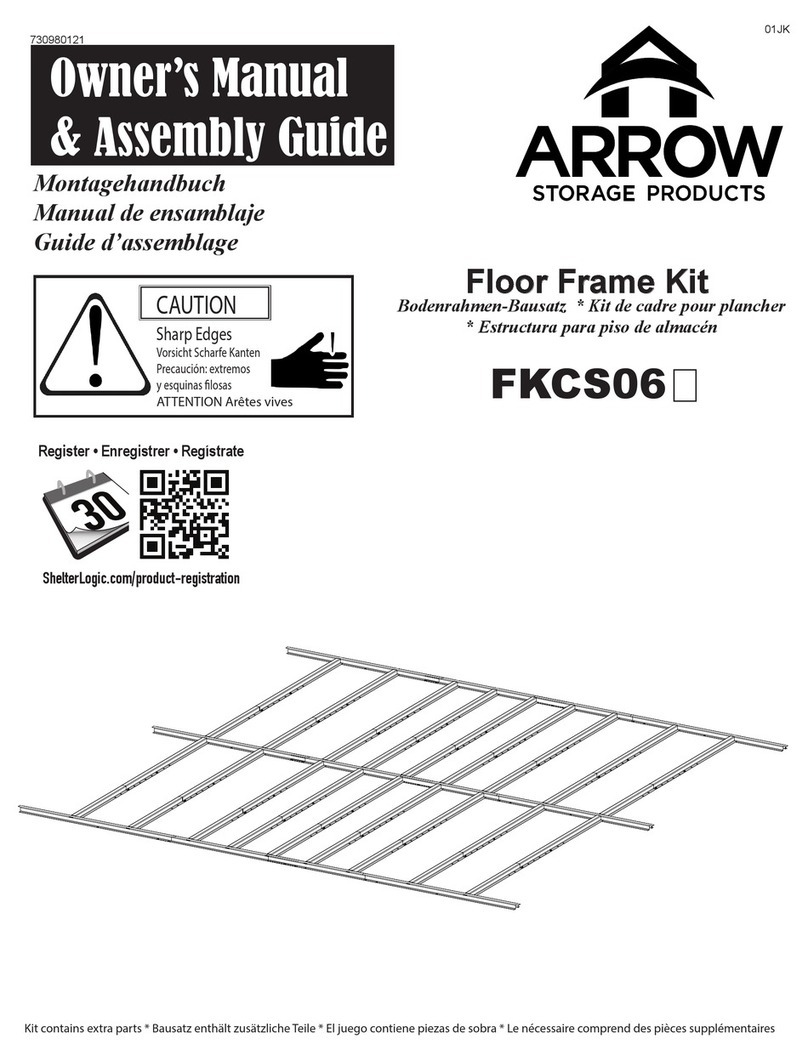 Arrow Storage Products FKCS06 Series Instructions for use Arrow Storage Products FKCS06 Series Instructions for use