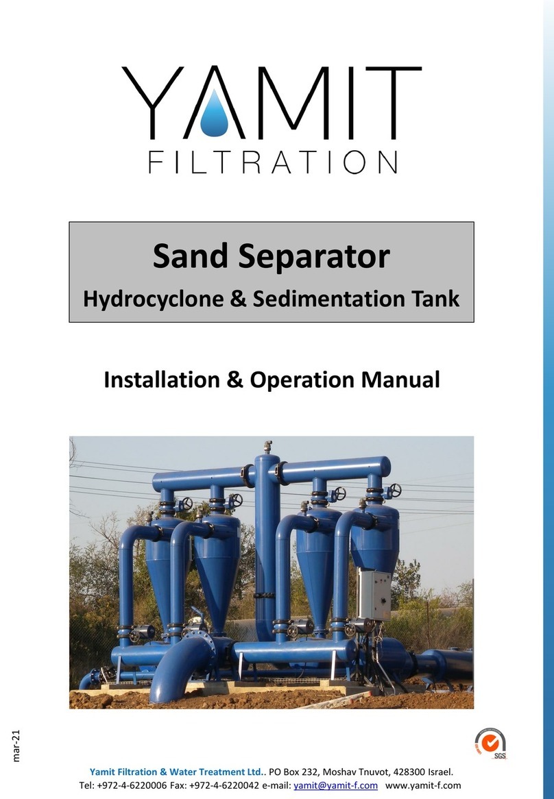 YAMIT F700 Installation & operation manual