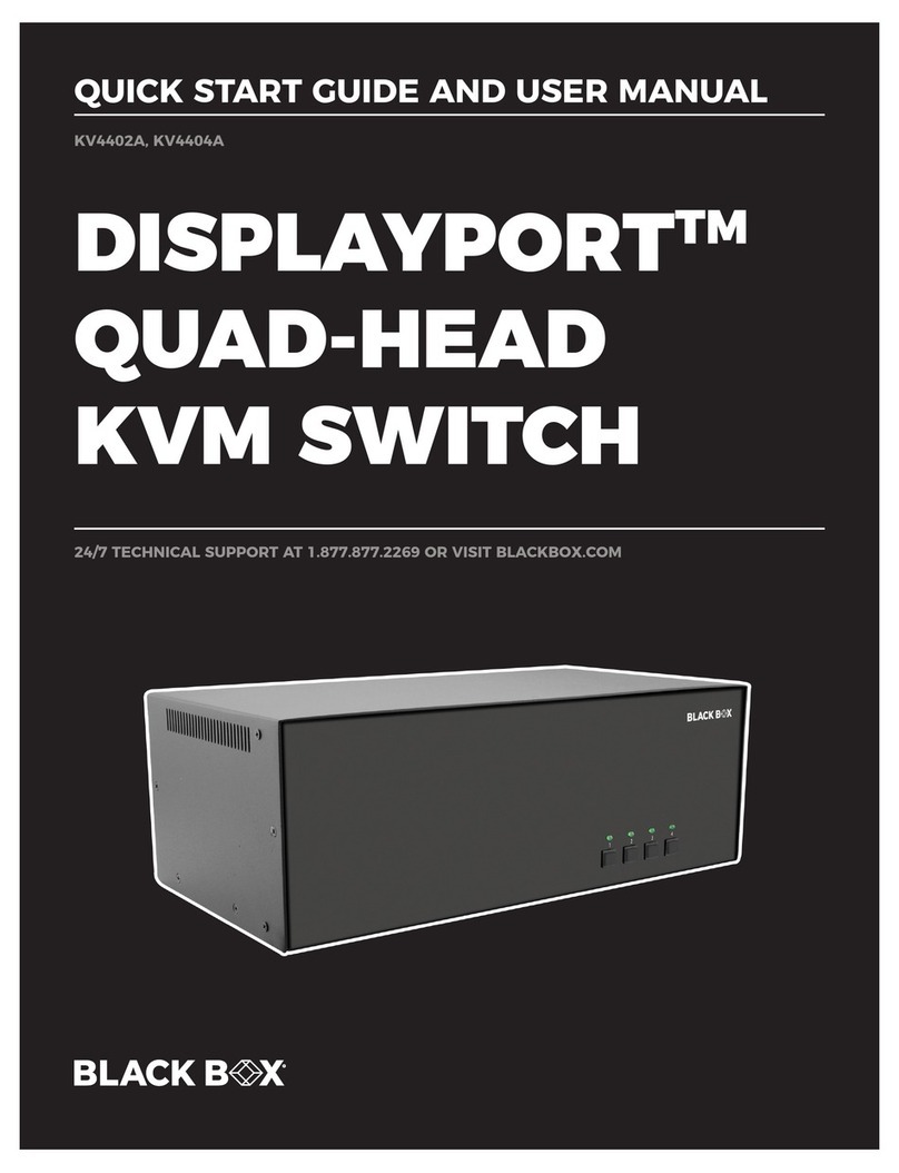 Black Box DISPLAYPORT KV4402A User manual