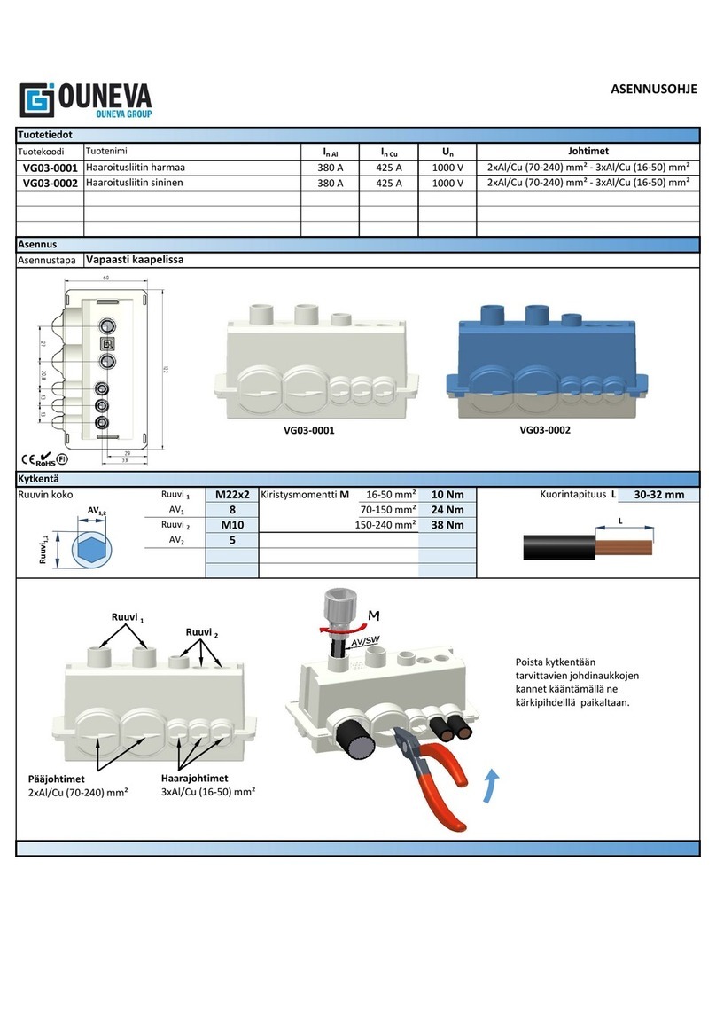 OUNEVA VG03-0001 User manual OUNEVA VG03-0001 User manual