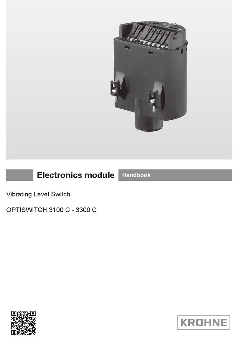 KROHNE OPTISWITCH 3100 C Handbook