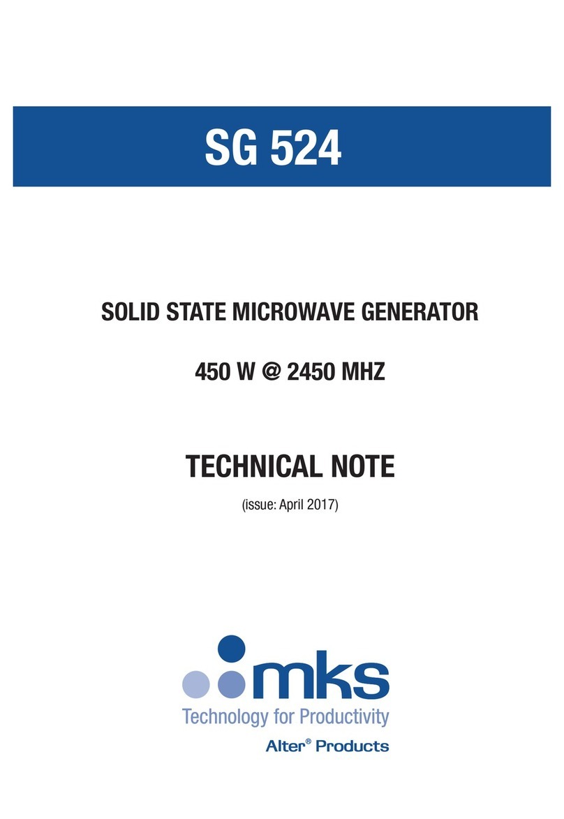 MKS SG 524 manual