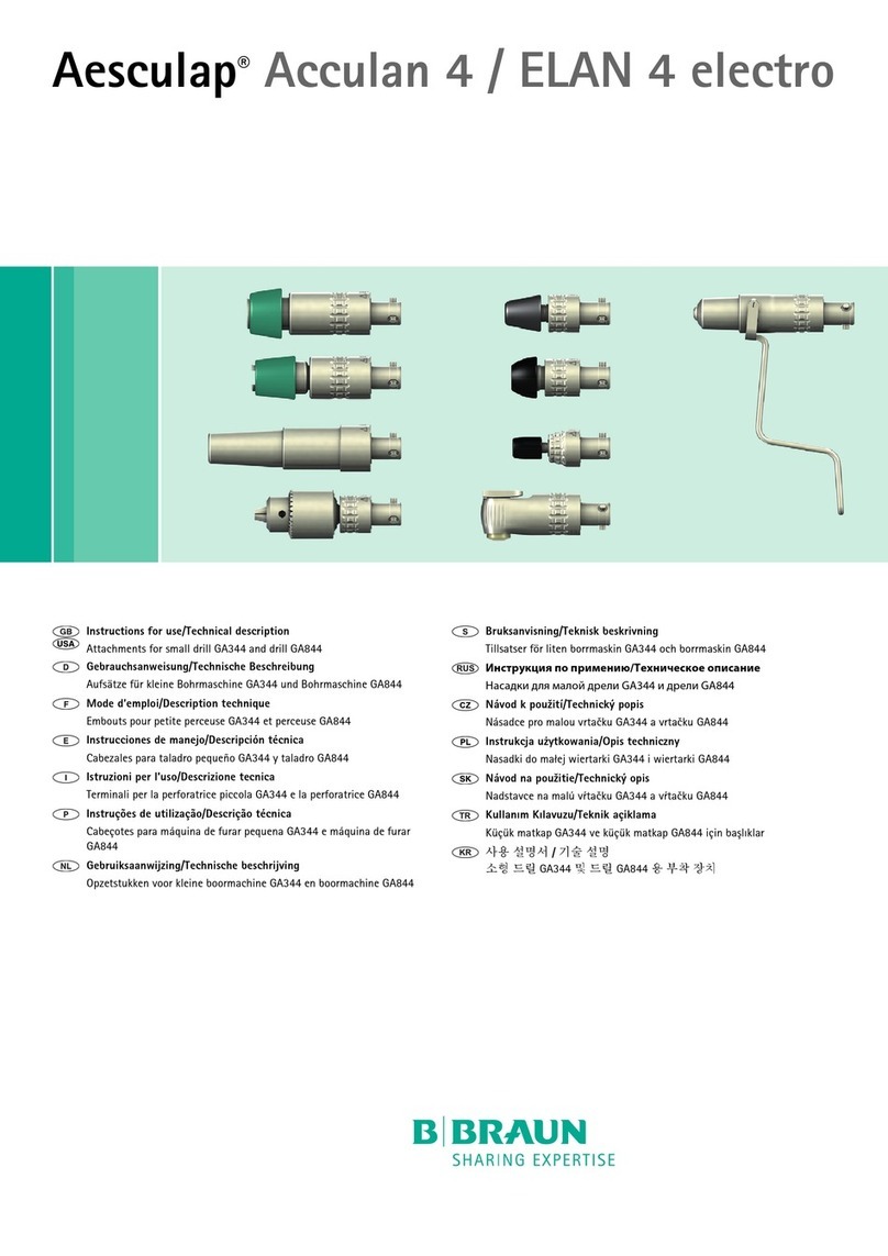 Braun Aesculap Acculan 4 Manual