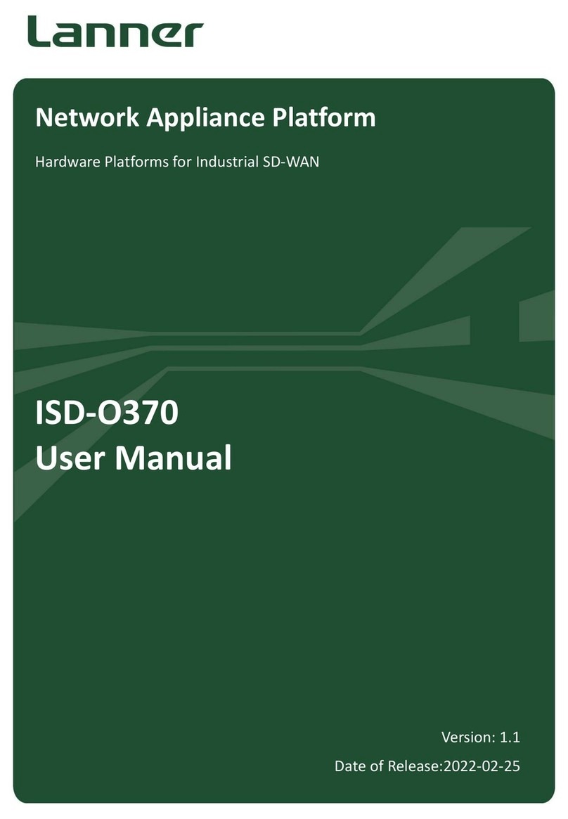 Lanner ISD-O370 user manual