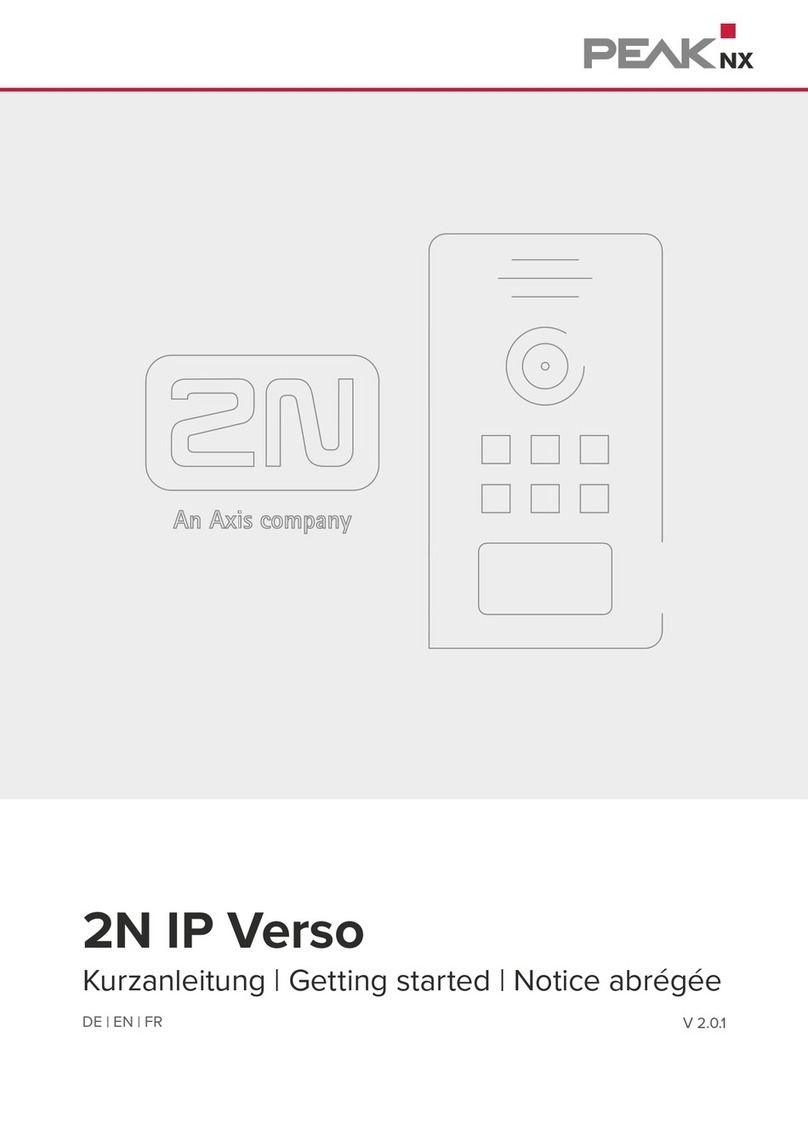 Peak 2N IP Verso Getting started