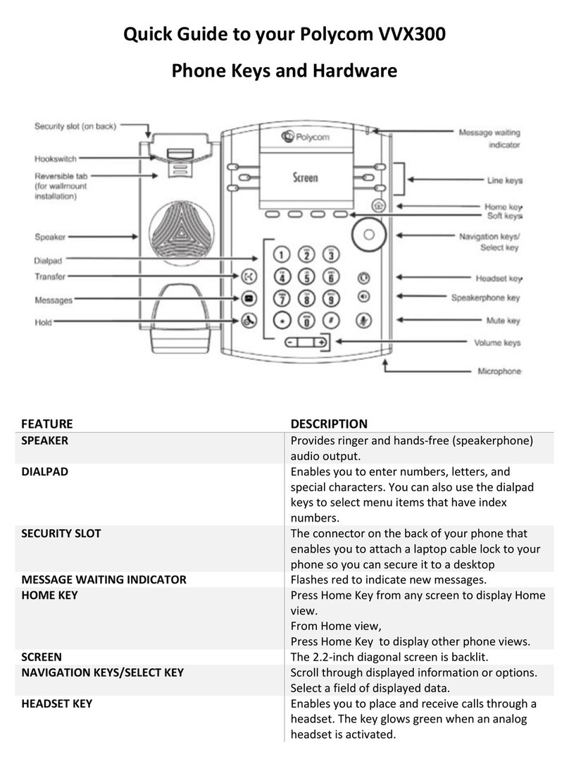 Polycom VVX 300 User manual