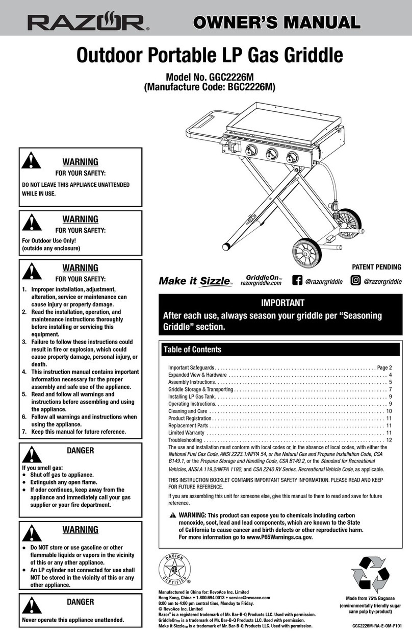 Razor GGC2226M owner's manual