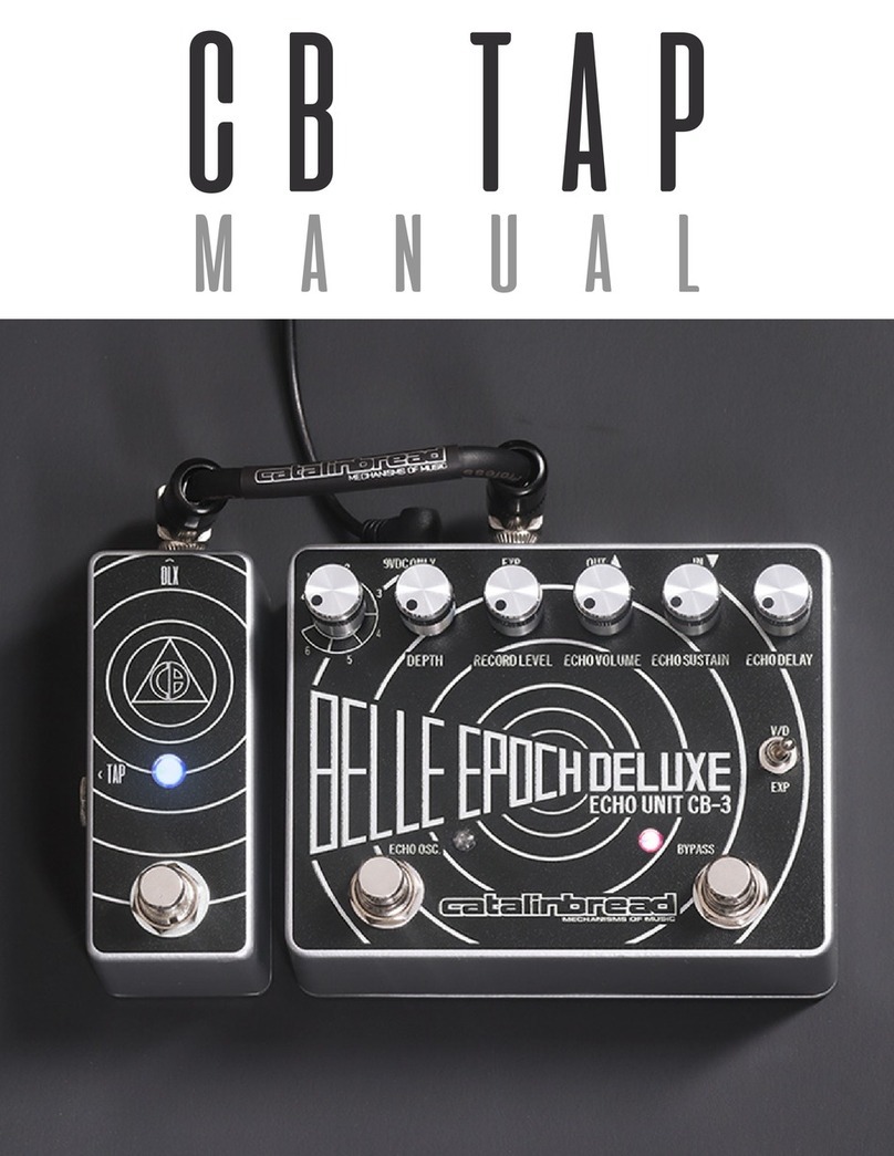 Catalinbread CB TAP User manual