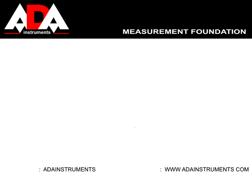 ADA INSTRUMENTS SHOOTER 400 User manual
