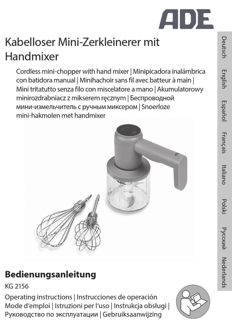 ADE KG 2156 operating instructions