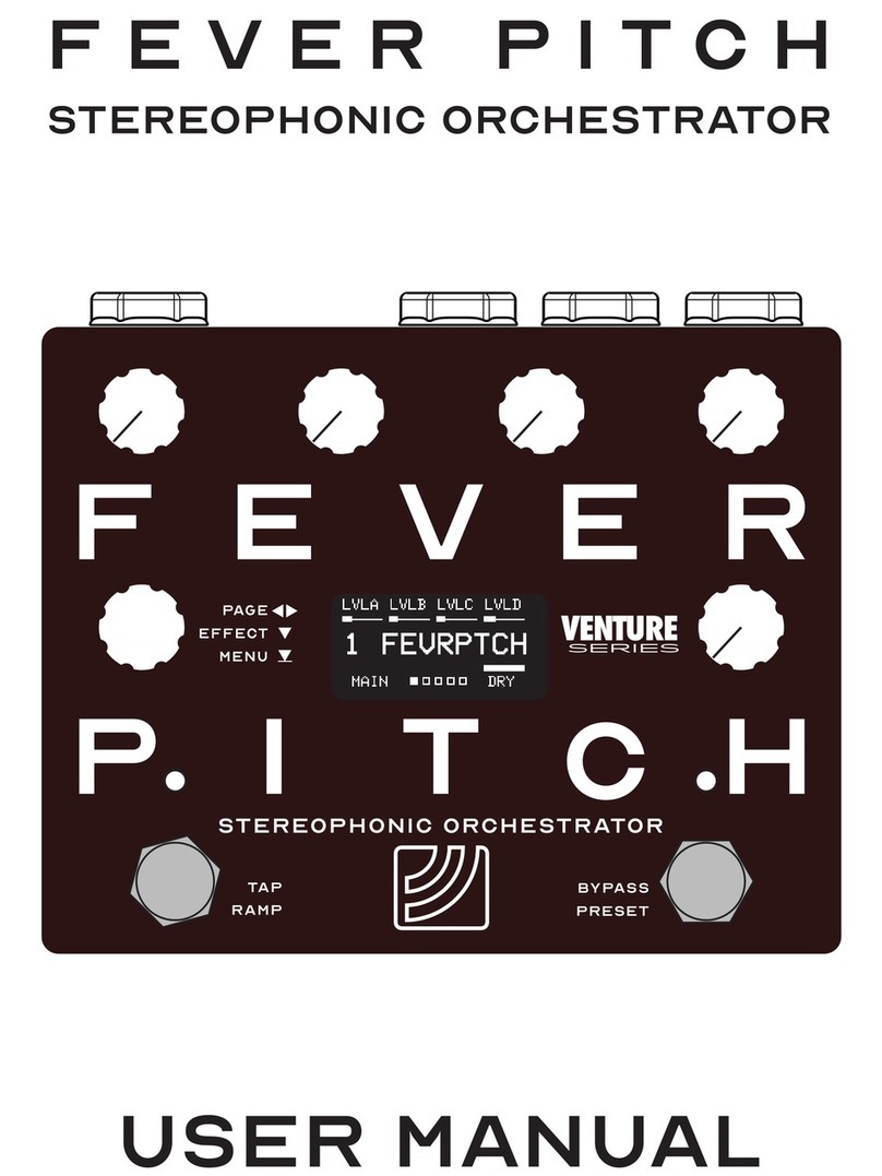 stereophonic FEVER PITCH user manual