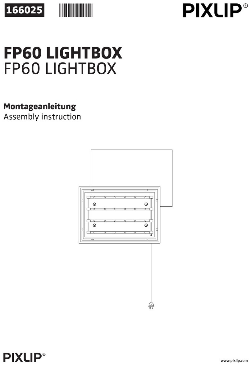 Pixlip FP60 LIGHTBOX User manual