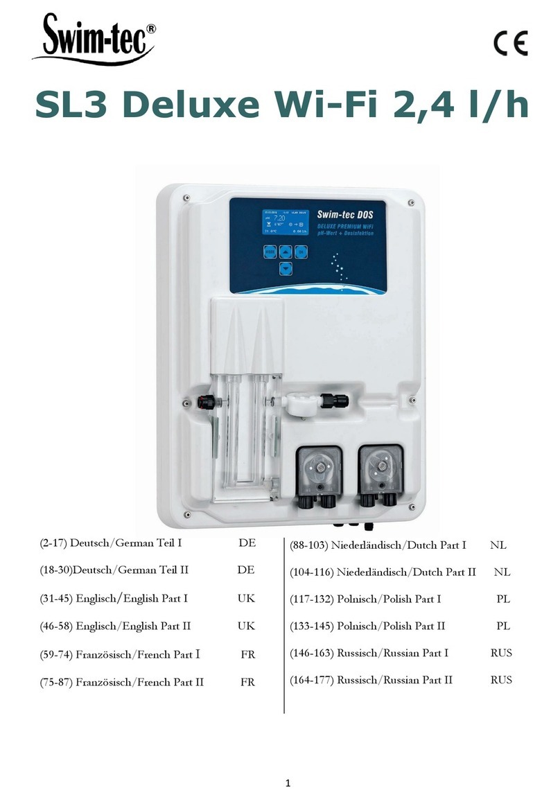 Aqua Control SL3 Deluxe Wi-Fi User manual