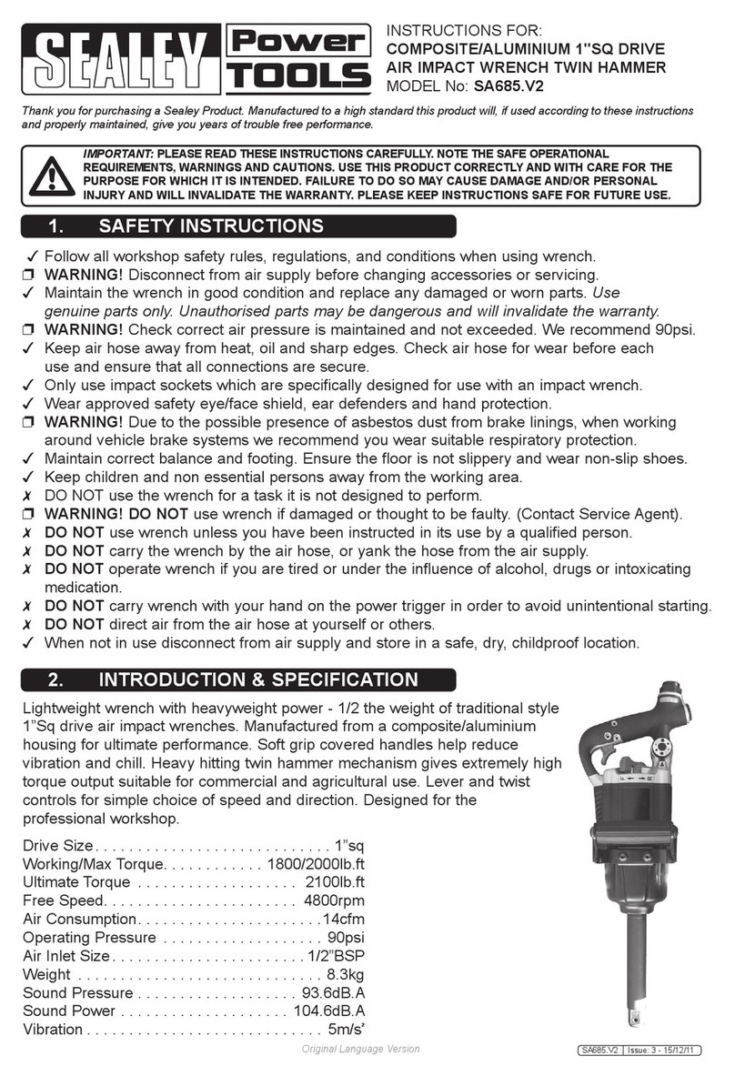 Sealey SA685.V2 instructions