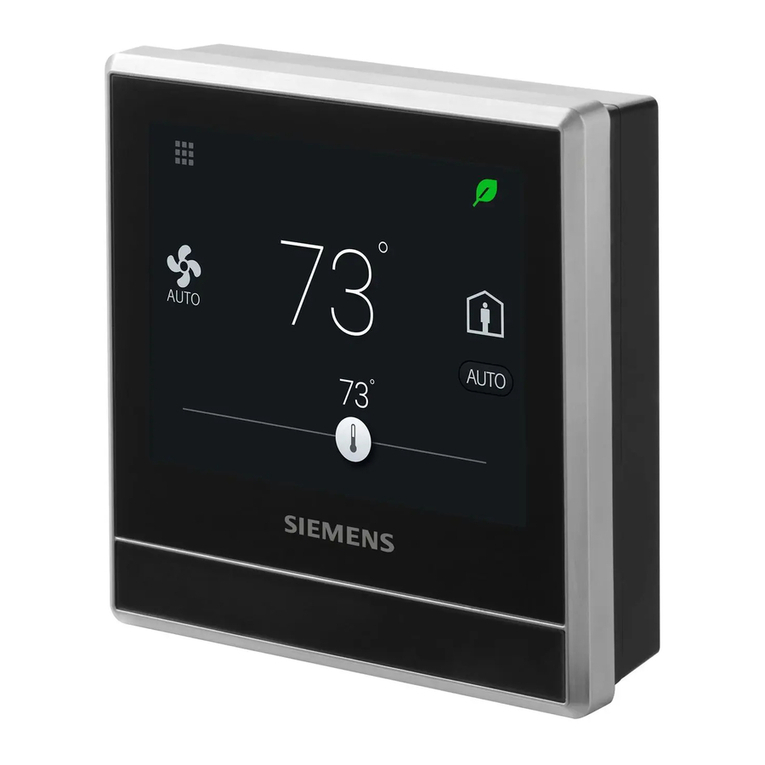 Siemens RDS120 user guide