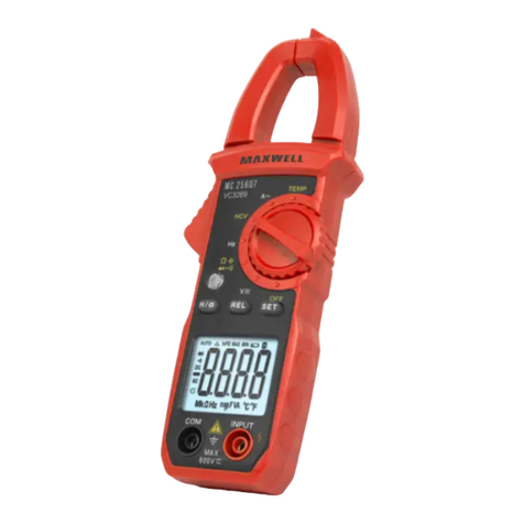 Maxwell Digital Multimeters 25607 user manual