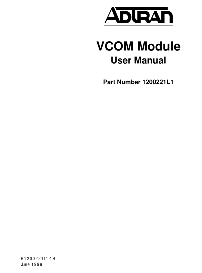 ADTRAN 1200221L1 User manual