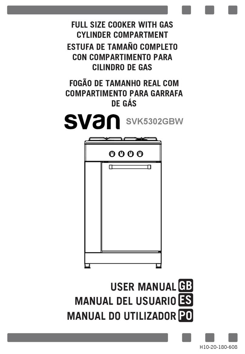 Svan SVK5302GBW User manual