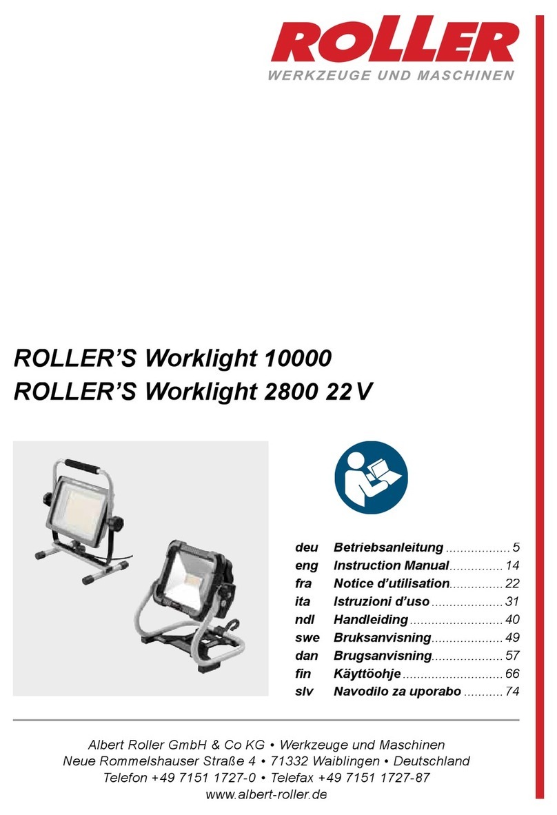 Roller 10000 User manual
