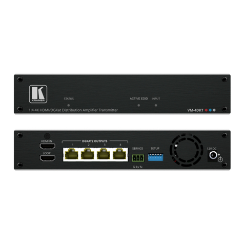 Kramer VM-4DKT User manual