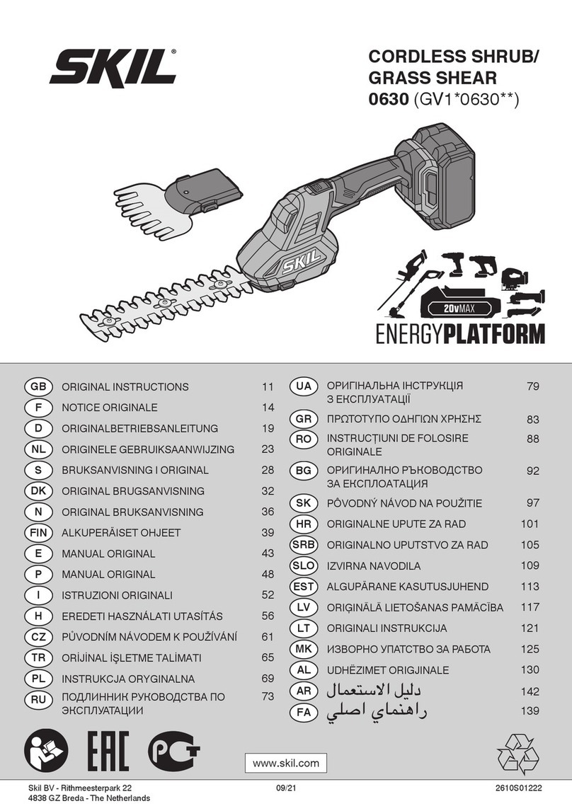 Skil 0630 Original instructions