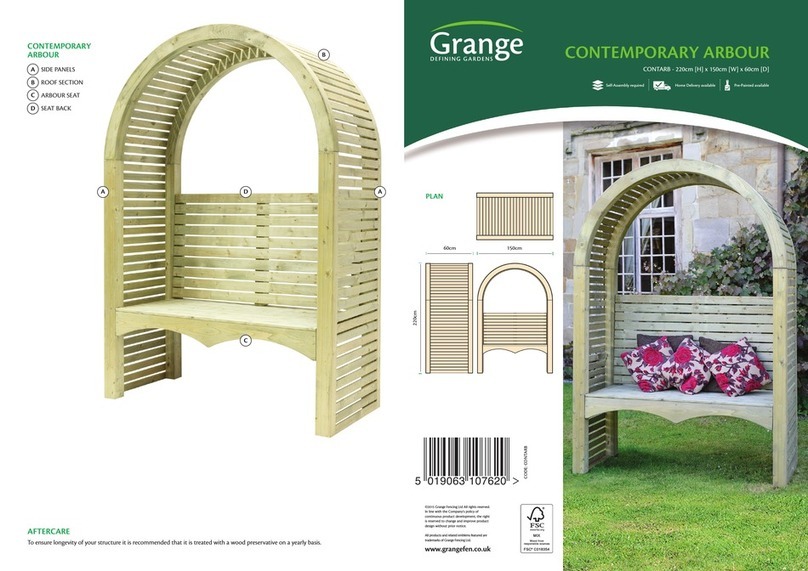 Grange CONTEMPORARY ARBOUR User manual Grange CONTEMPORARY ARBOUR User manual
