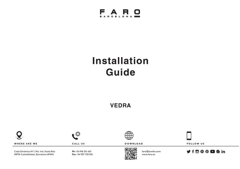 Faro vedra installation guide