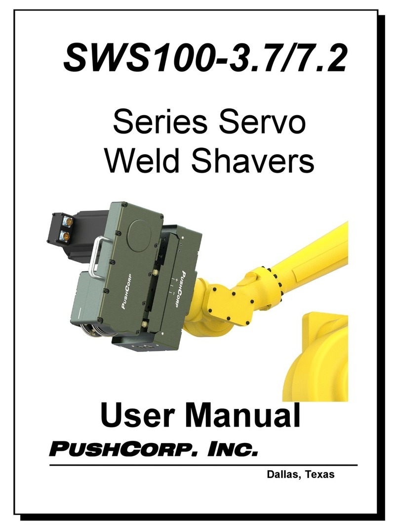 PushCorp SWS100-3.7 User manual PushCorp SWS100-3.7 User manual