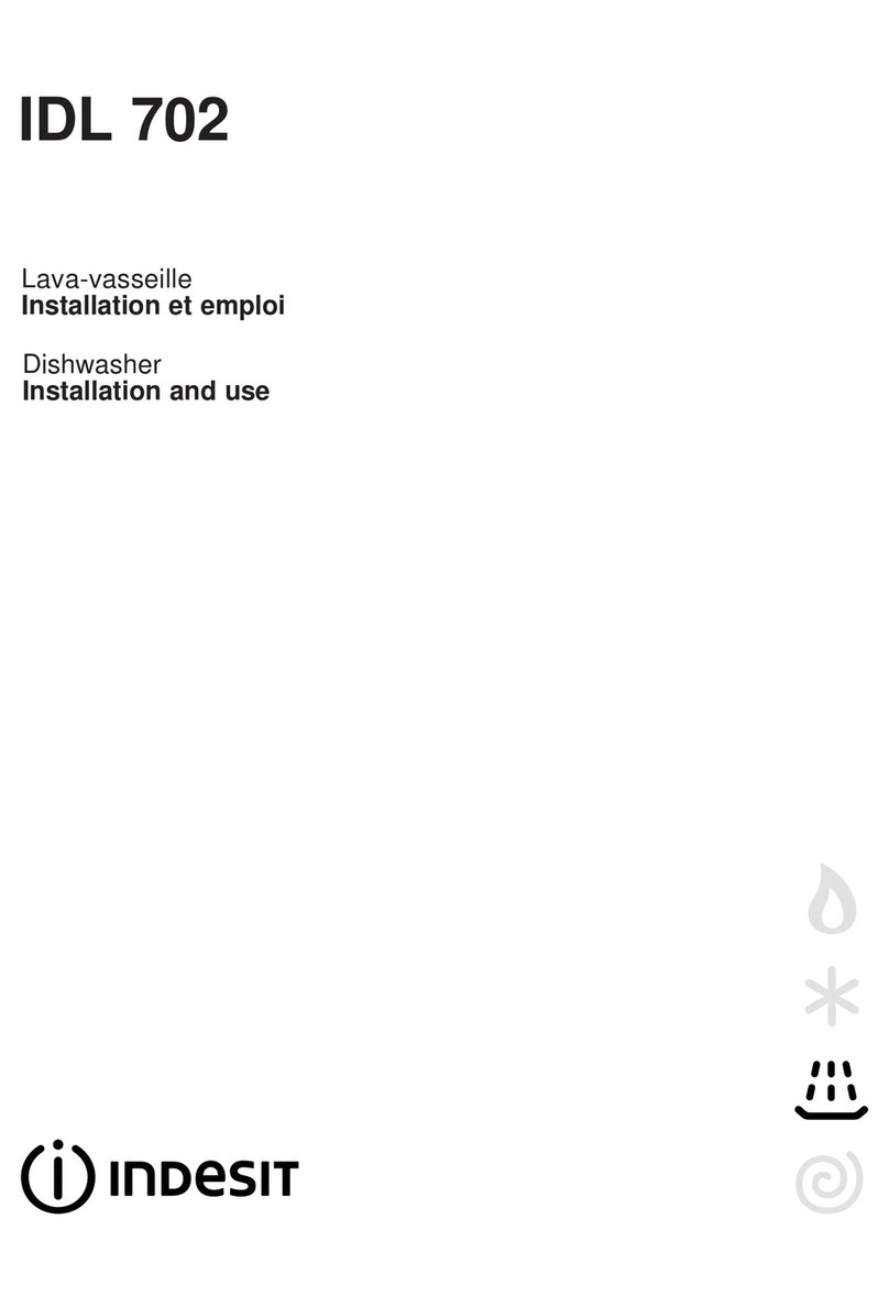 Indesit IDL 702 Installation and use manual