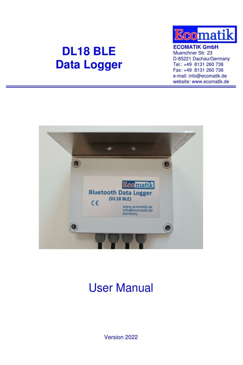 Ecomatik DL18 BLE User manual