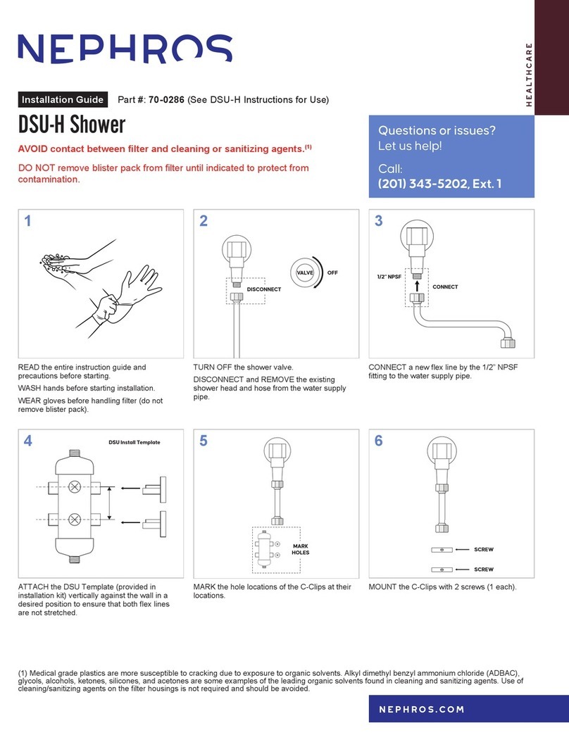 Nephros DSU-H 70-0286 installation guide