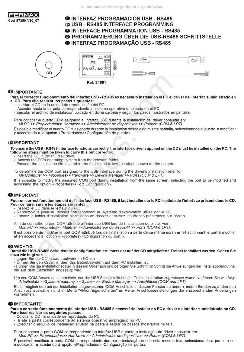 Fermax 24661 Instruction manual