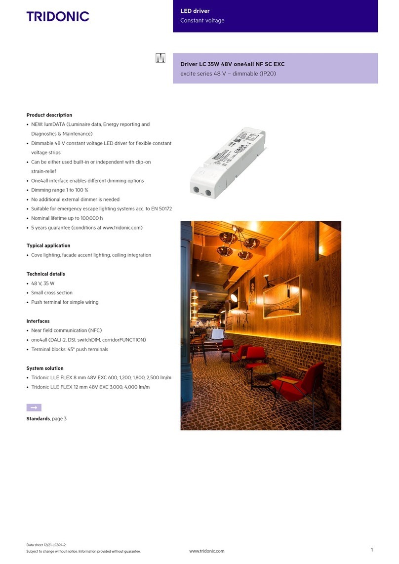 Tridonic Excite Series manual