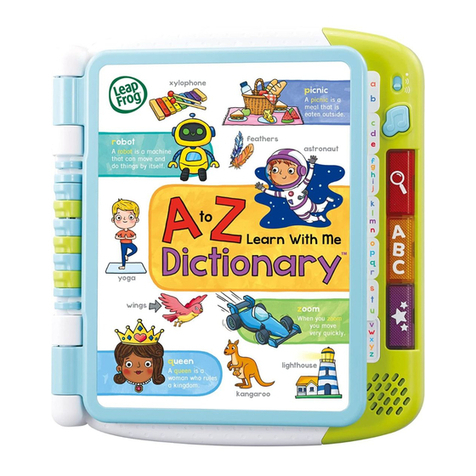 LeapFrog A to Z Learn With Me Dictionary User manual