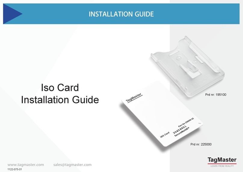 TagMaster Iso Card installation guide