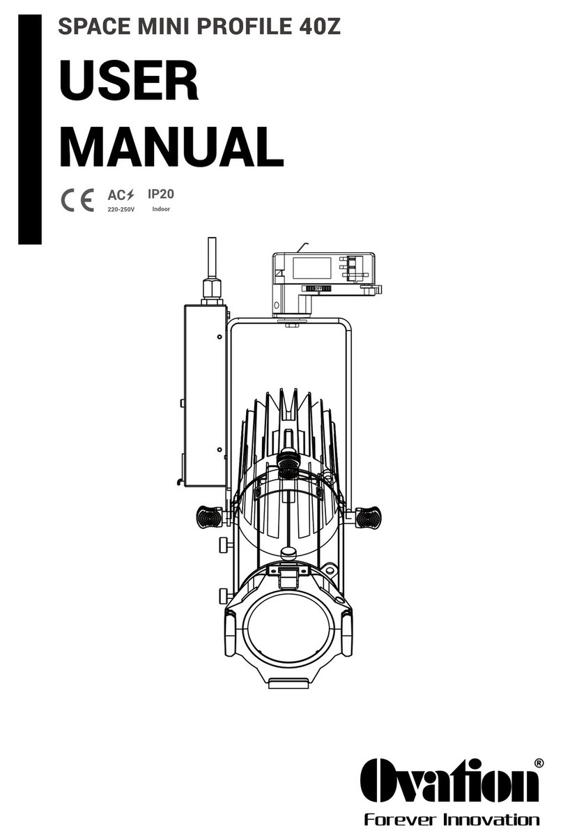 Ovation SPACE MINI PROFILE 40Z user manual