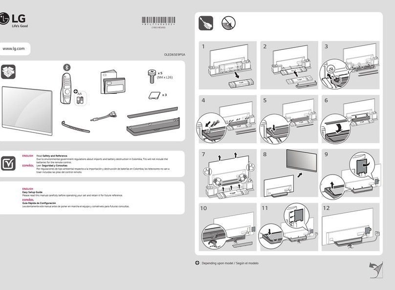 LG OLED65E9PSA User manual
