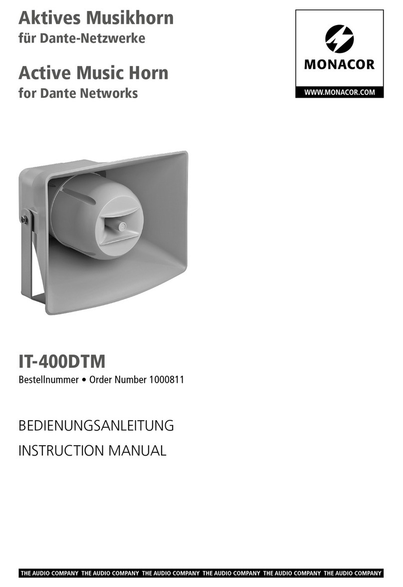 Monacor IT-400DTM instruction manual