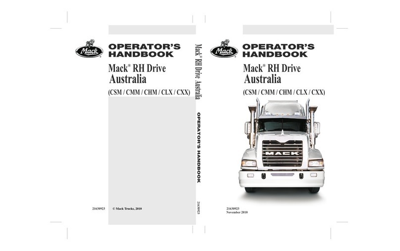 Mack CSM 2010 Operator's handbook