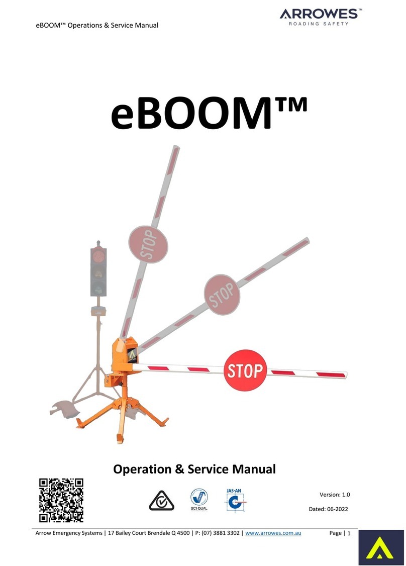 ARROWES eBOOM Installation and operating instructions