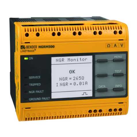Bender NGRM500 User manual