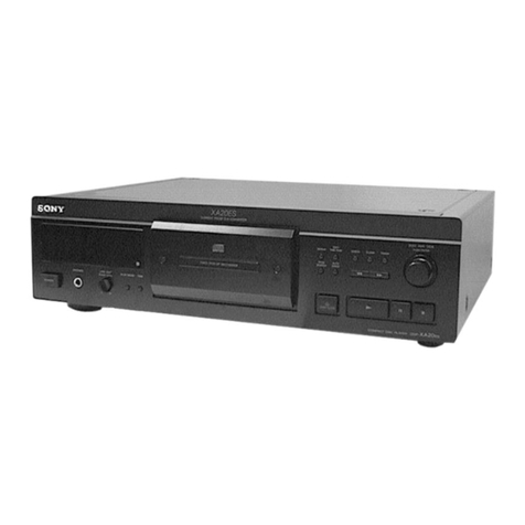Sony CDP-XA20ES User manual