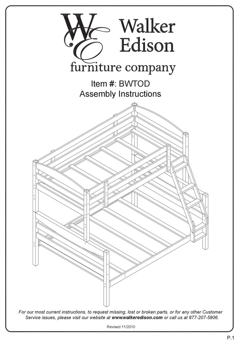 Walker Edison BWTOD User manual