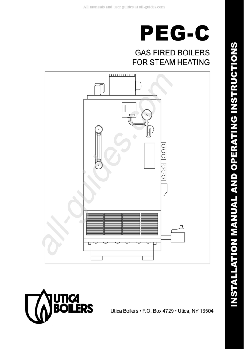 UTICA BOILERS PEG112C User manual