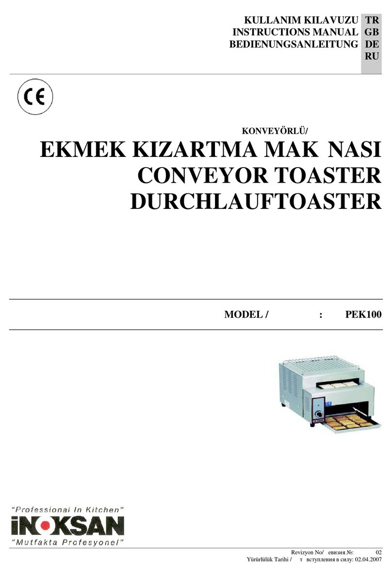 Inoksan PEK 100 User manual