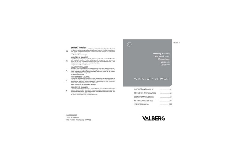 VALBERG WT 612 D W566 Instructions for use