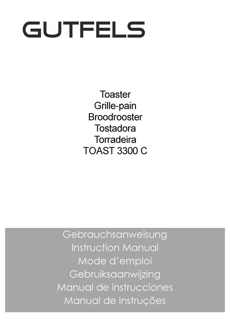 GUTFELS TOAST 3300 C instruction manual
