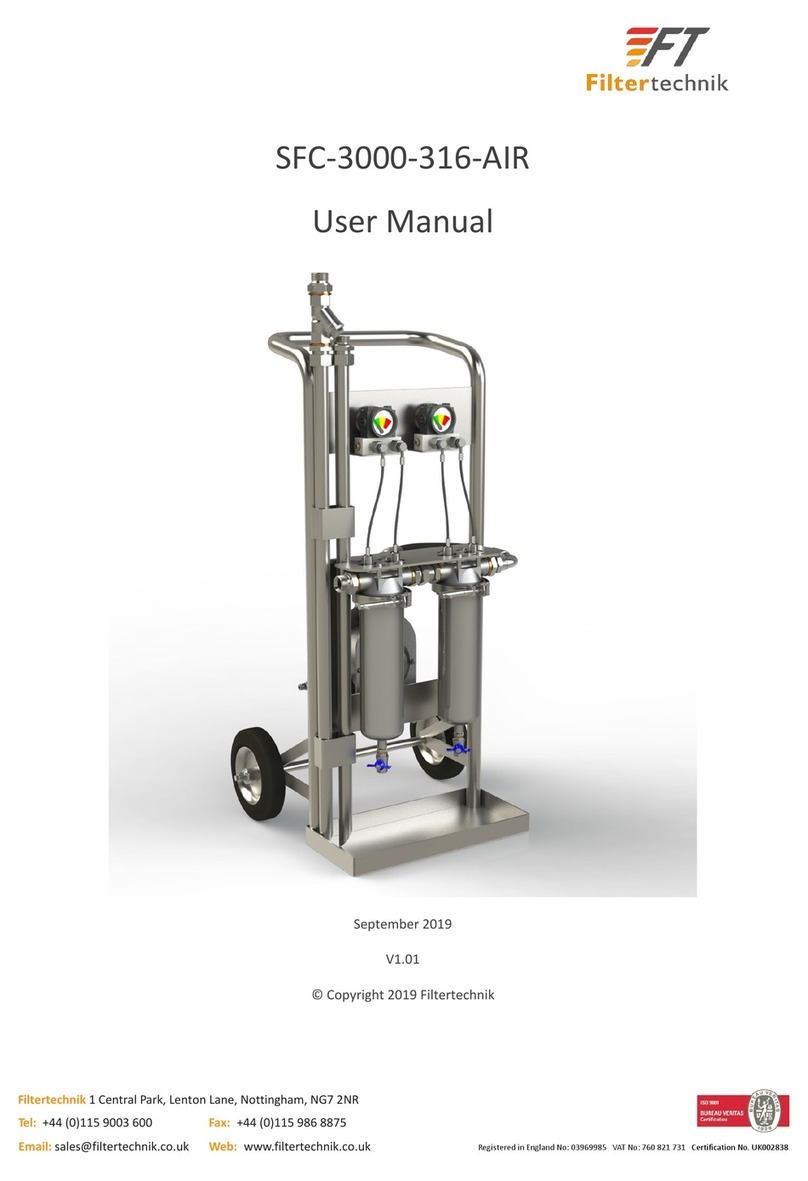 Filtertechnik SFC-3000-316-AIR user manual Filtertechnik SFC-3000-316-AIR user manual