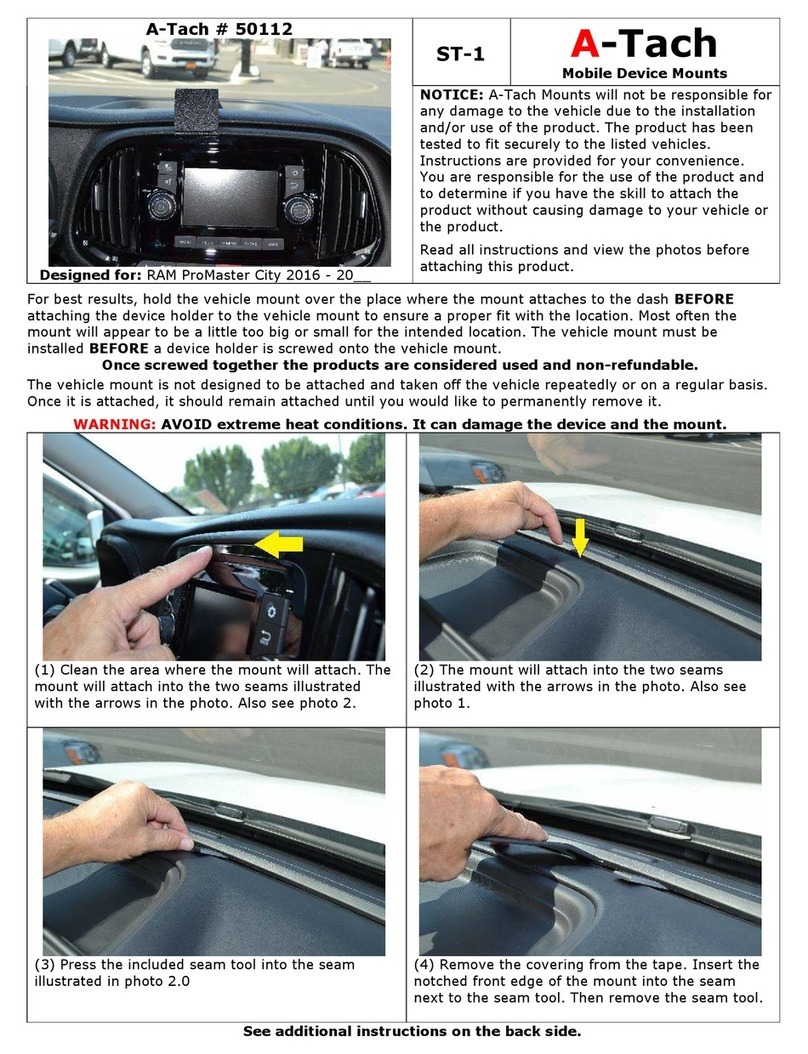 A-Tach Mounts ST-1 User manual